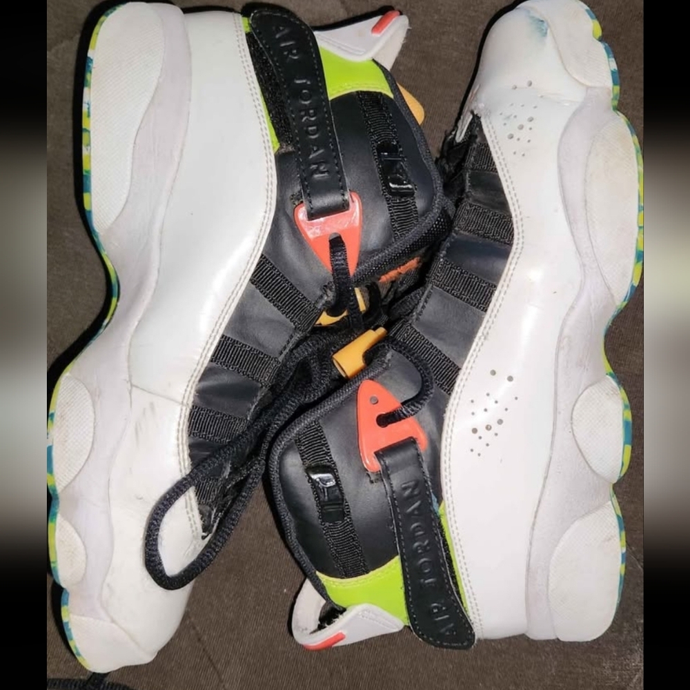 Jordan Kids' White and Black Sneakers